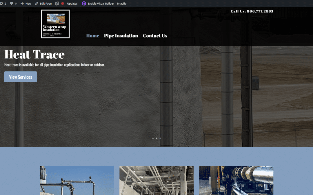Building A Website For An Insulation in Lubbock