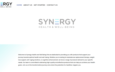 Unlocking Your Health Potential: Your Web Pro LLC Builds a Website for Synergy Health and Well Being
