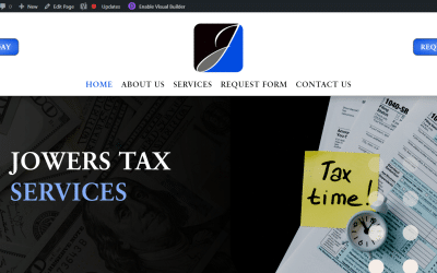 Your Web Pro: Transforming Jowers Tax with a Custom Website