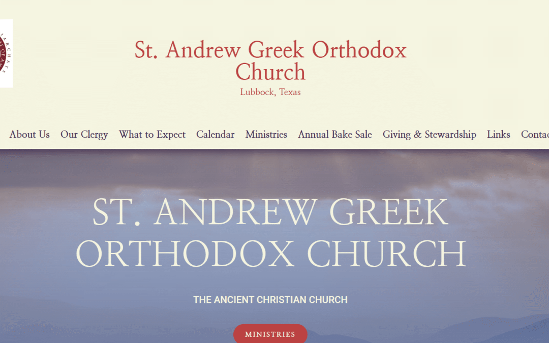 A Digital Transformation: St. Andrews Greek Orthodox Church’s New Website Journey