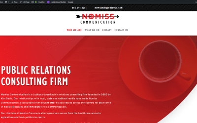 Nomiss Communication Unveils a Stellar Web Presence with Your Web Pro: A PR and Crisis Communication Revolution