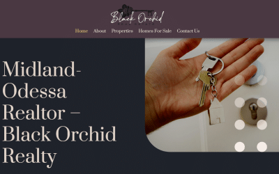 Transforming Dreams into Digital Reality: Your Web Pro and the Black Orchid Real Estate Website