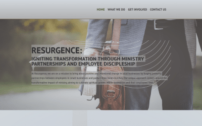 Transformative Partnership: Resurgence and Your Web Pro’s Journey in Building a Website for Resurgence