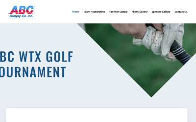 Driving Success: How Your Web Pro Crafted a Dynamic Website for ABC West Texas Golf Tournament