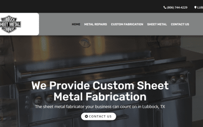 Seamless Site Migration for Lubbock Sheet Metal by Your Web Pro LLC