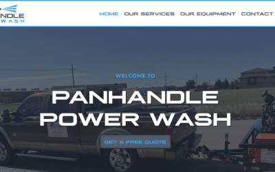Your Web Pro LLC Builds a Dynamic Website for Panhandle Power Wash