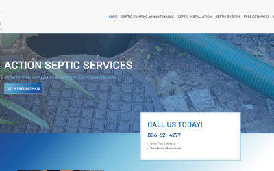 Building a Robust Website for Action Septic Services: Enhancing Your Digital Presence