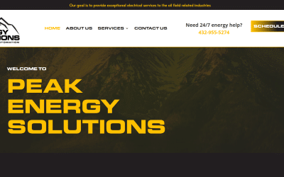 Empowering Peak Energy with a Dynamic New Website