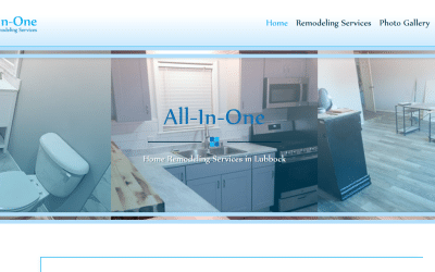 Building a Website for All In One Home Remodeling