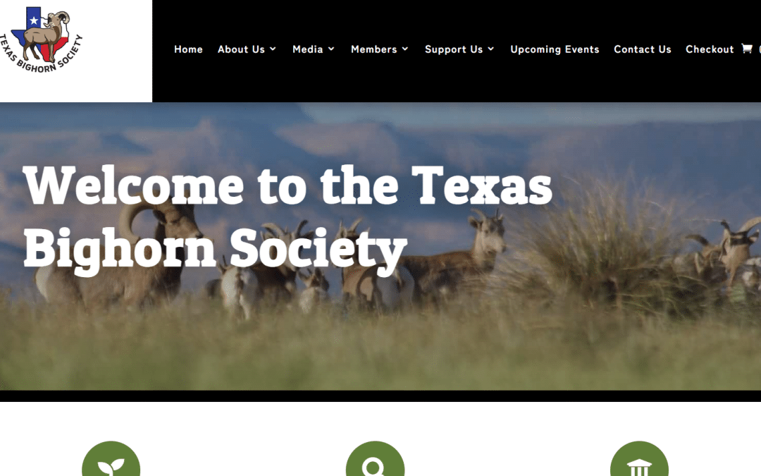 Revitalizing the Texas Bighorn Society’s Online Presence: A Look at Our Website Update Project