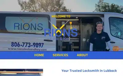 How We Built a Website for Rion’s Lock and Key: A Modern Look for a Trusted Business