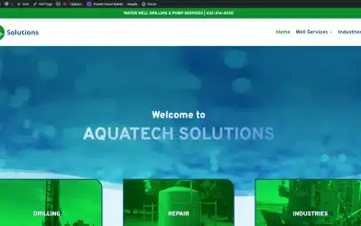 Custom Web Design for Local Industry: A Deep Dive into the Aqua Tech Solutions Launch