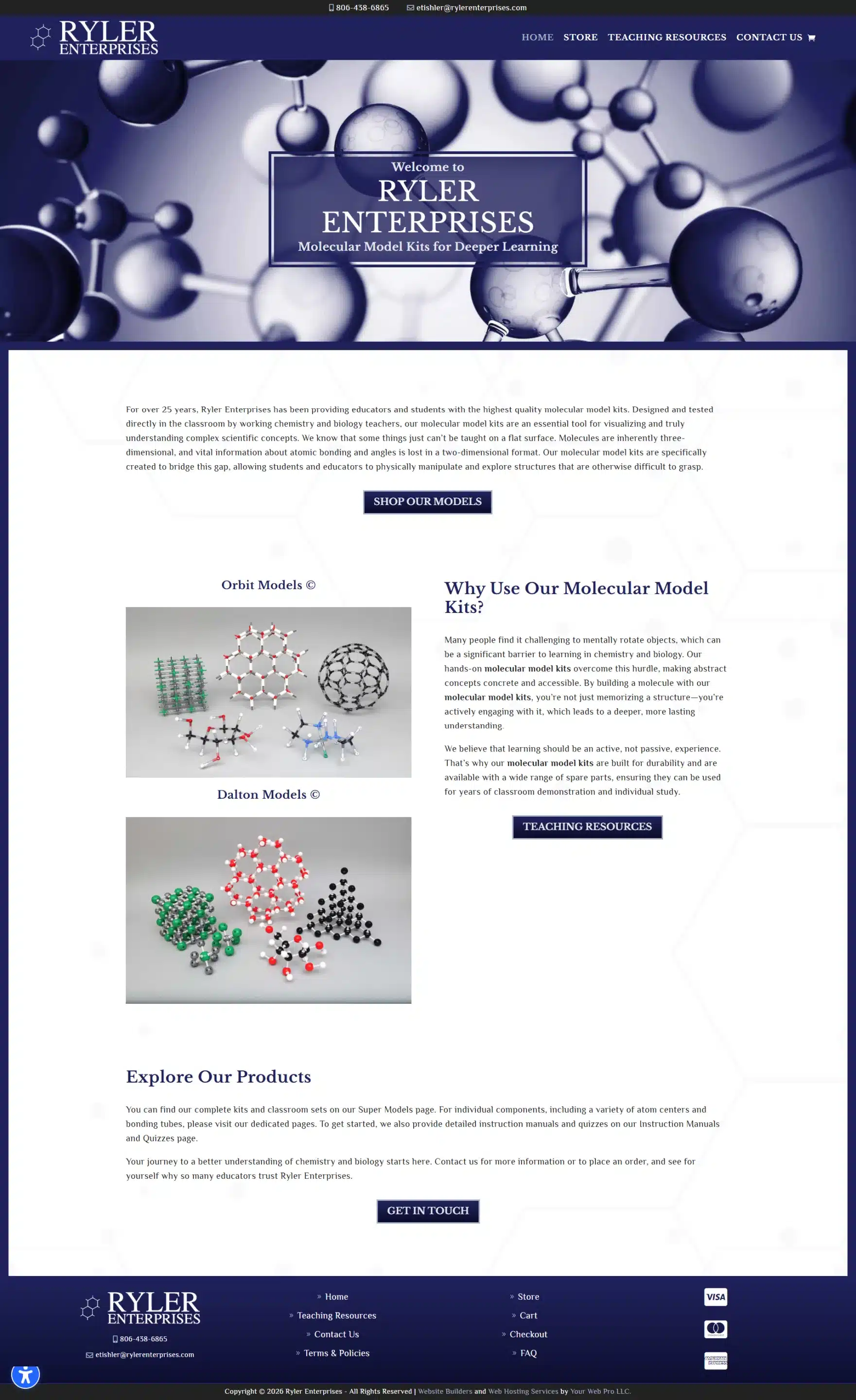 Molecular Model Kits _ Ryler Enterprises Recent Projects