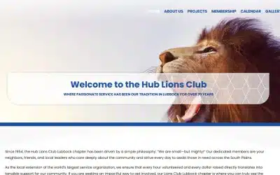 Small but Mighty: Building a Digital Den for the Lubbock Hub Lions