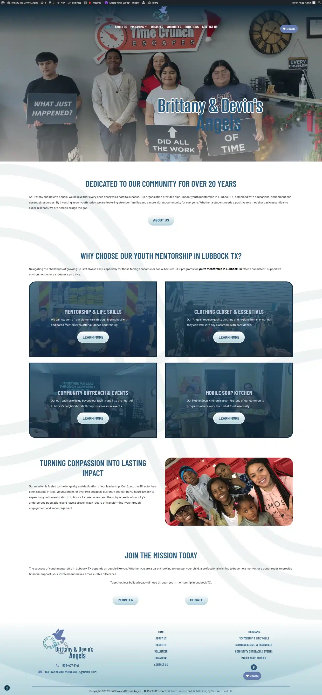 Home - Brittany and Devin's Angels (1) website