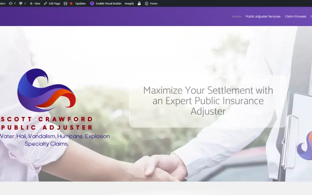 Standing in the Policyholder’s Corner: Building the New Site for Specialty Claim Public Adjusters