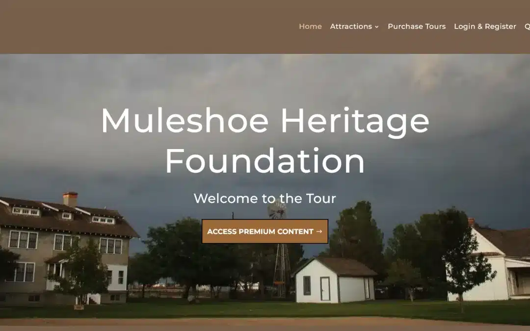 Bringing West Texas History to Life: How We Built the Muleshoe Heritage Foundation’s Virtual Tour Site