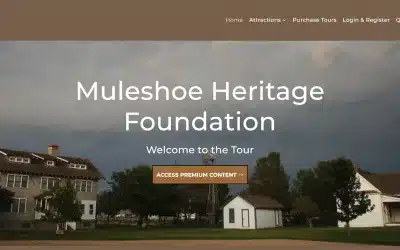 Bringing West Texas History to Life: How We Built the Muleshoe Heritage Foundation’s Virtual Tour Site