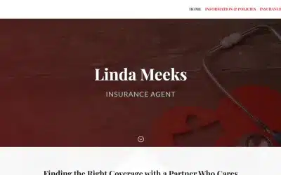 Portfolio Highlight: Building a High-Trust Digital Home for Linda Meeks Insurance Agency