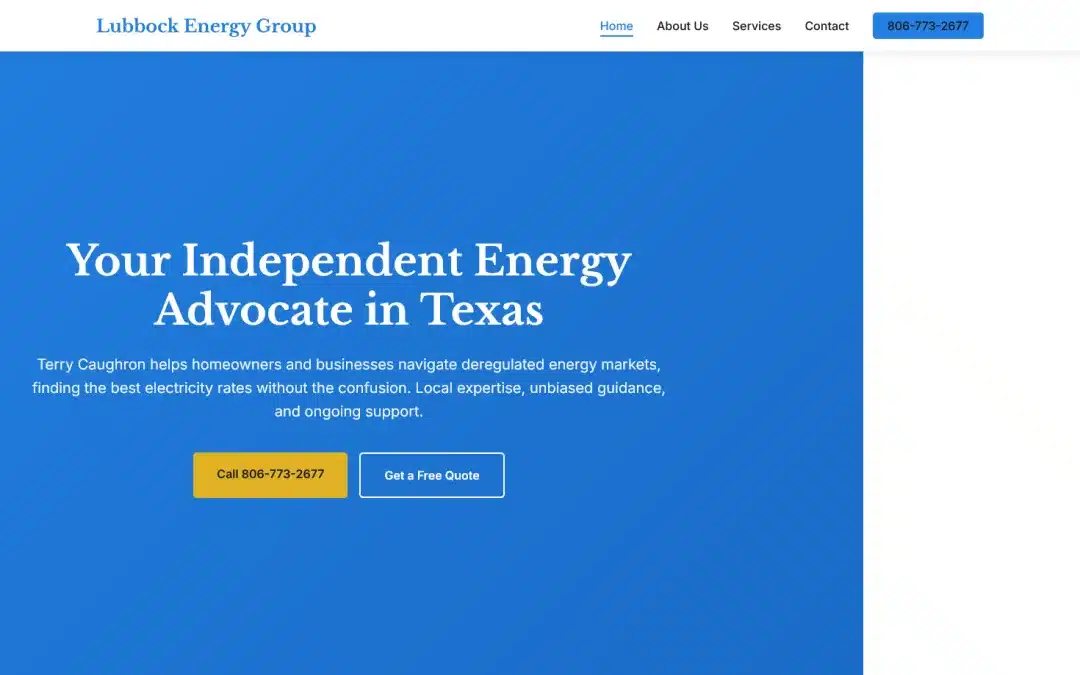 Case Study: Building a High-Converting Forge Website for Lubbock Energy Group
