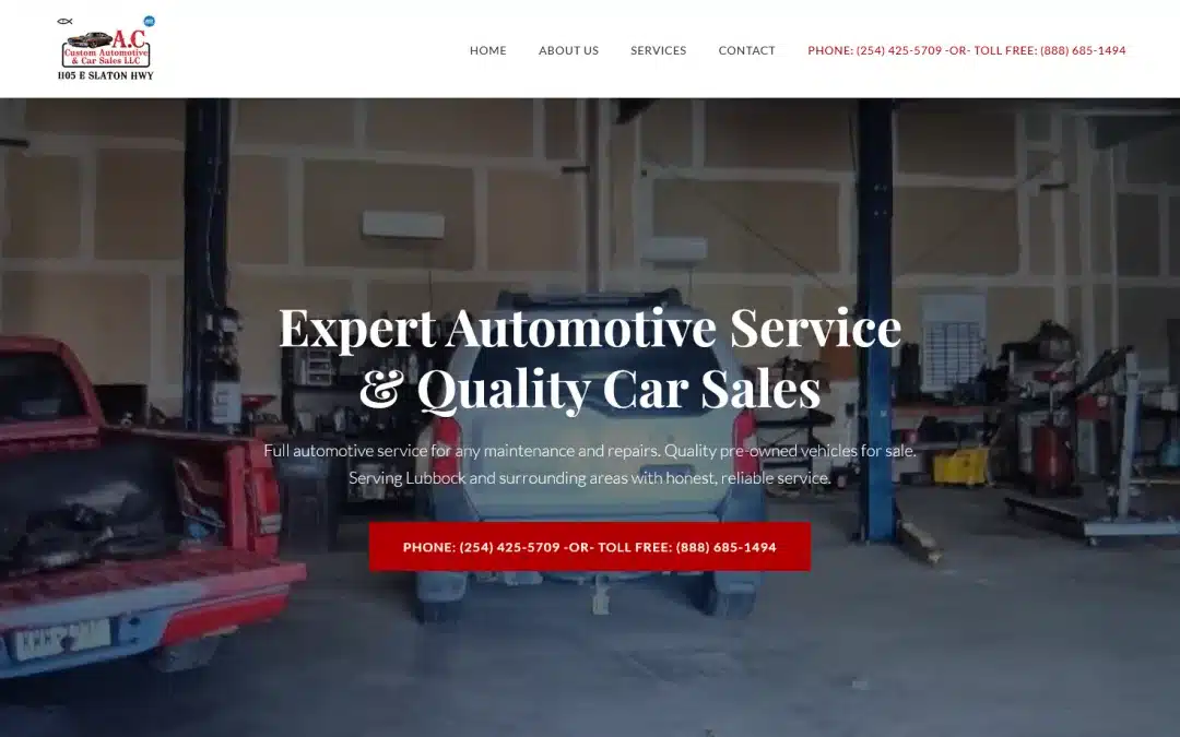 Case Study: Driving Growth for A.C. Custom Automotive with a Modern Digital Presence