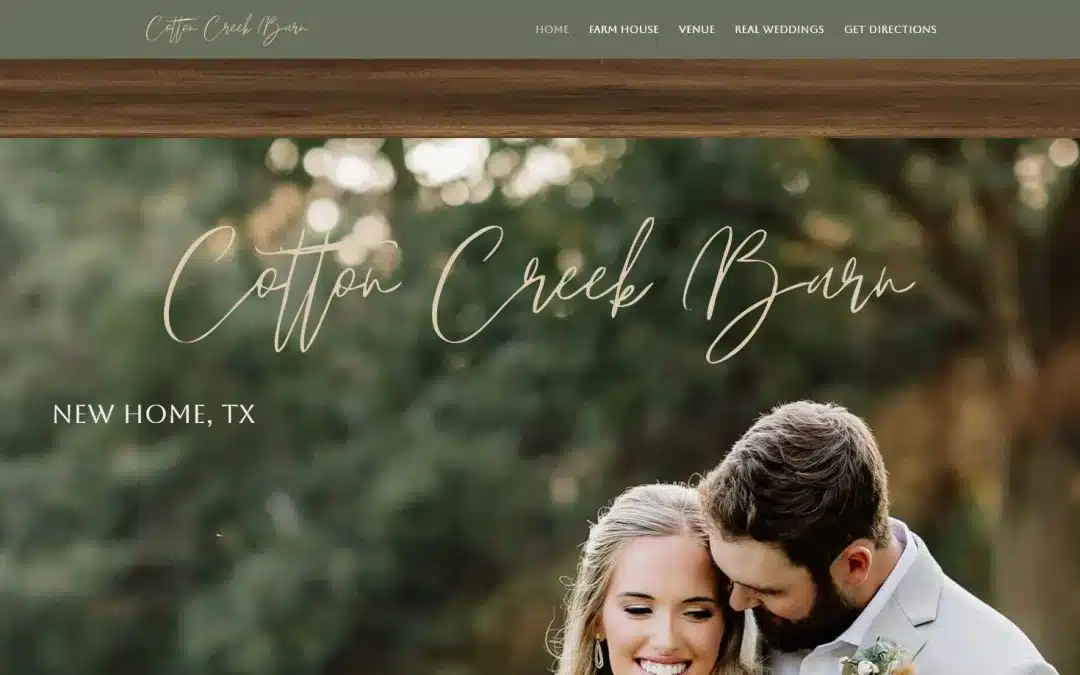 Designing a Digital Destination: How Your Web Pro Built a Custom Site for Cotton Creek Barn