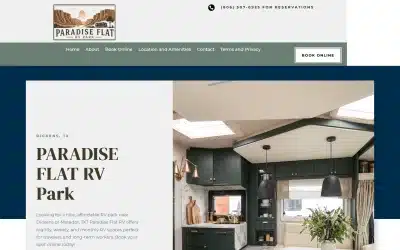 How We Built a Custom Digital Presence for Paradise Flat RV Park