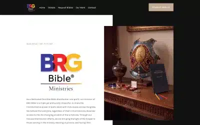 Spotlight: Bringing the BRG Bible Online with Custom Web Design
