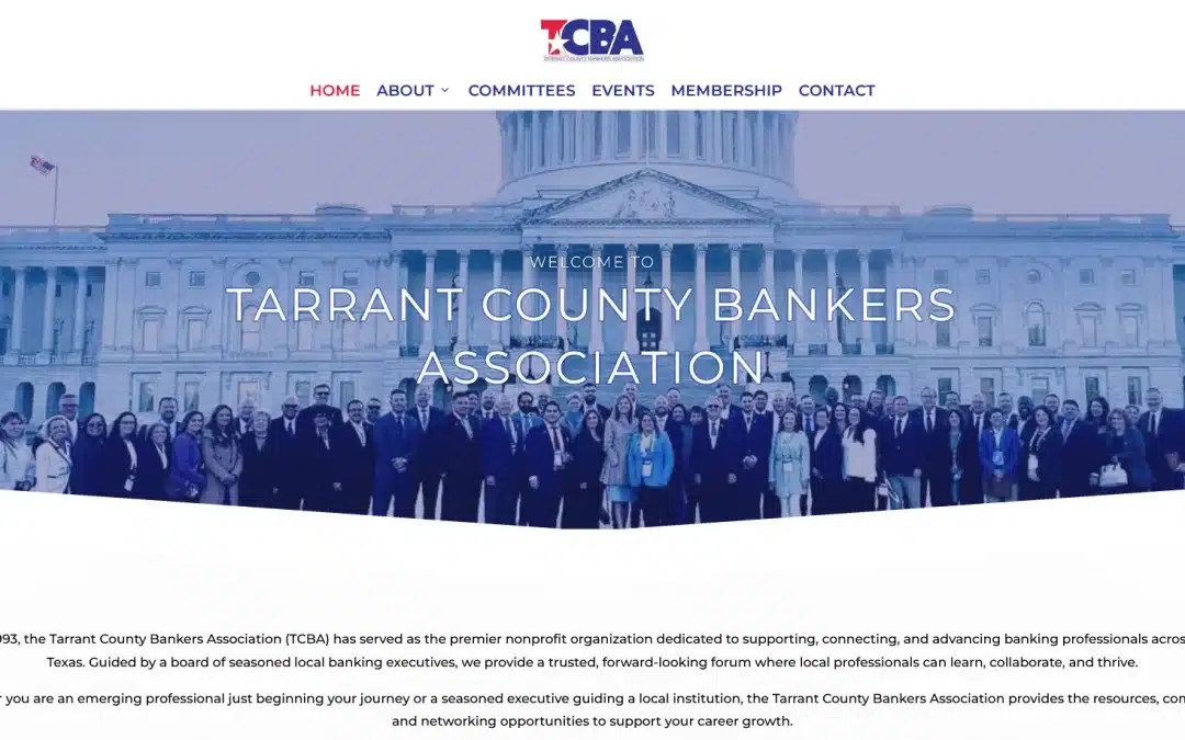 Empowering North Texas Finance: Behind the Scenes of Our Latest Build for the Tarrant County Bankers Association