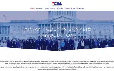 Empowering North Texas Finance: Behind the Scenes of Our Latest Build for the Tarrant County Bankers Association